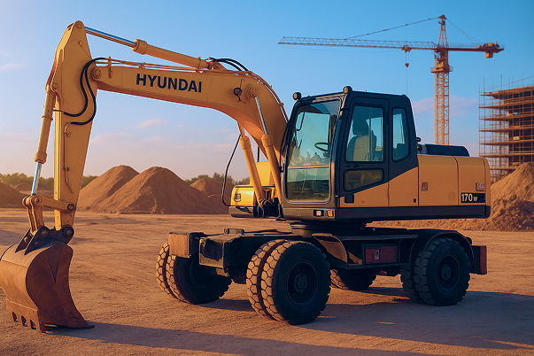 Пневмоколесный экскаватор Hyundai Robex R170W-7 l Технострой