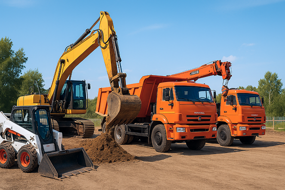 Земляные работы — рытьё/копка котлованов, траншей, вывоз земли в Москве и МО | Стройгород