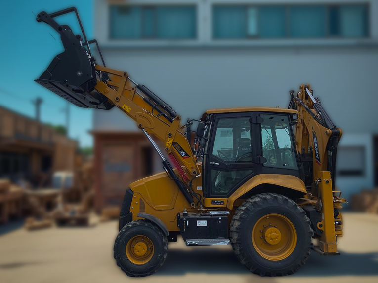 Аренда экскаватора-погрузчика SANY BHL 95 l Спецтехника 64