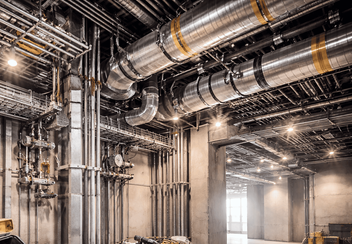 Монтаж и ремонт внутренних инженерных систем внутри коммерческих помещений l ЭОНИЯ