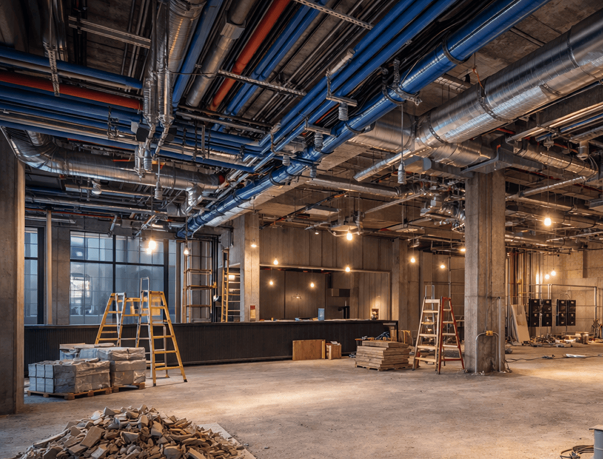 Монтаж инженерных сетей для кафе, ресторанов, кофеен l ЭОНИЯ