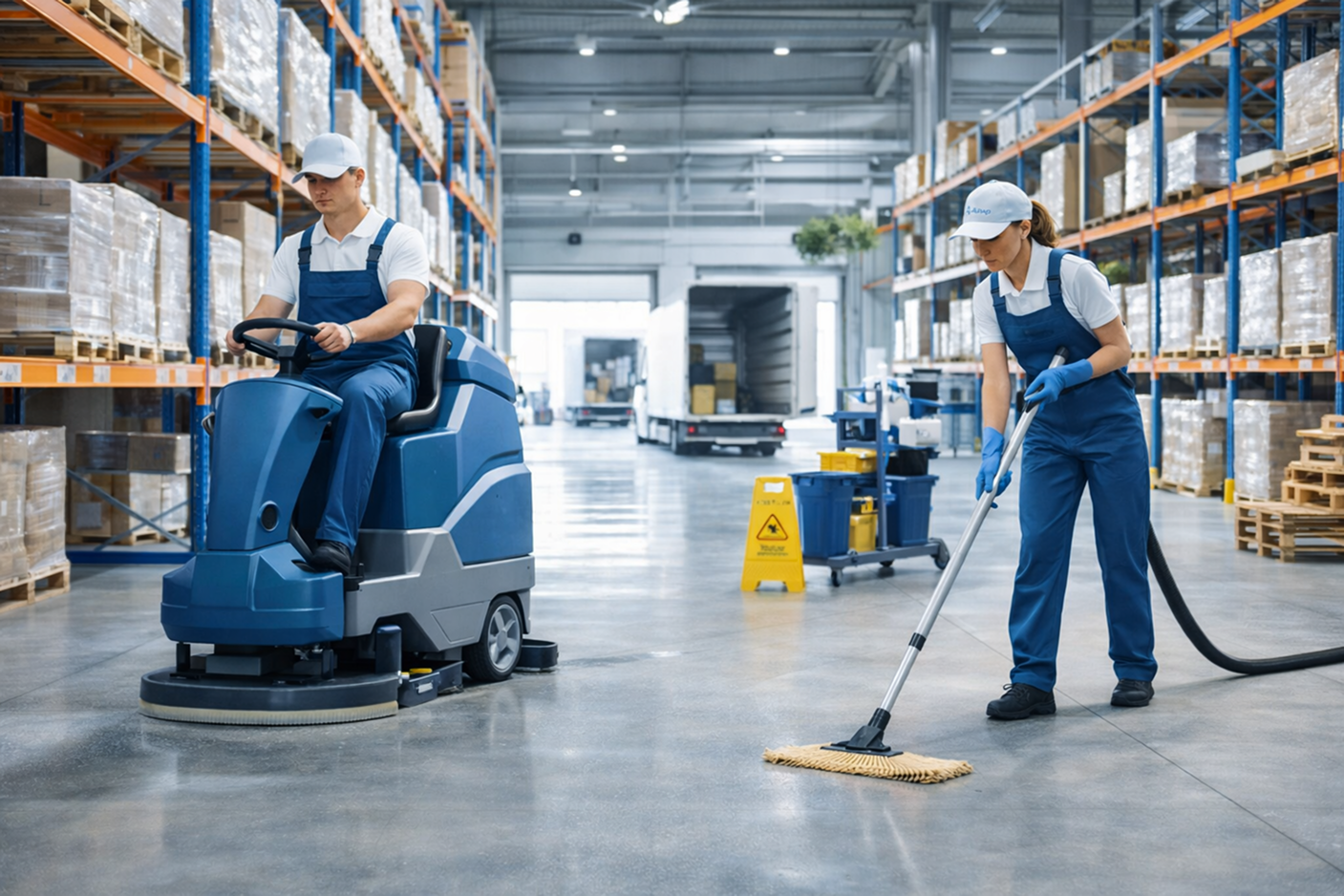 Уборка коммерческих складских помещений и логистических центров l АЛИР