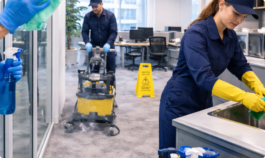 Комплексная уборка коммерческих помещений: чем отличается от регулярной