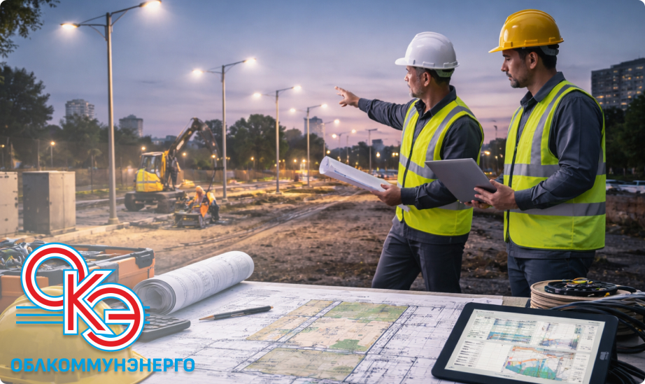 Строительство систем наружного освещения: что входит в проект и как довести его до ввода с первого раза