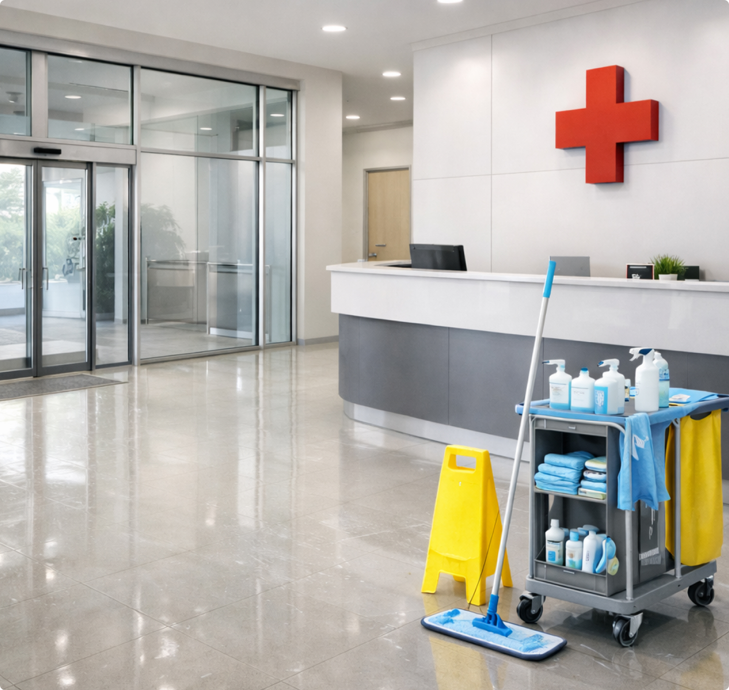 Уборка медицинских учреждений и частных клиник l АЛИР